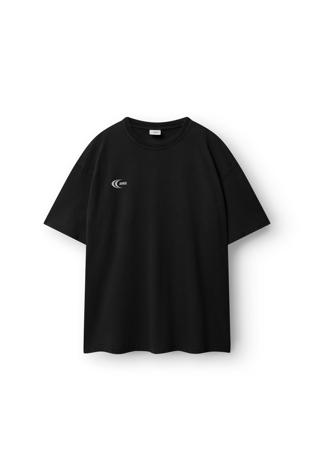 ARKK Apparel Liquid Boxy Tee | Faded Black T-Shirt